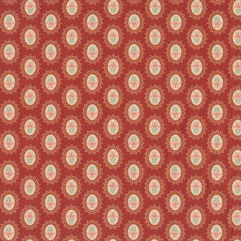 Secret Stash - Warms 8616-E Pink Medallion by Edyta Sitar for Andover Fabrics, Image