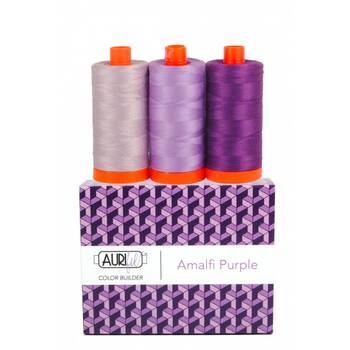 Aurifil Color Builder 3pc Set - Amalfi Purple, Image