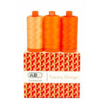 Aurifil Color Builder 3pc Set - Tuscany Orange, Image