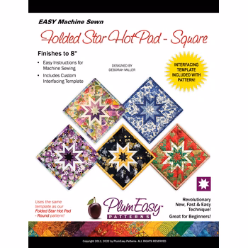 Folded Star Hot Pad Pattern - 8