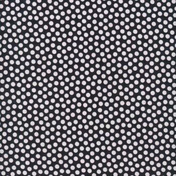 Snow Place Like Home Flannel F5704-90 Black Dots by Sharla Fults for Studio E Fabrics REM, Image