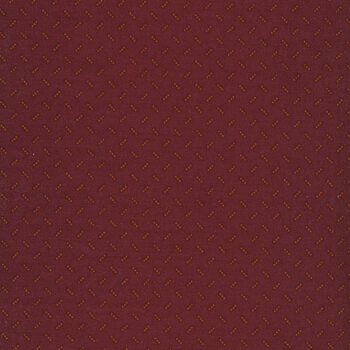 Hello Fall 2694-88 Red Three Dots by Hannah West for Henry Glass Fabrics REM, Image