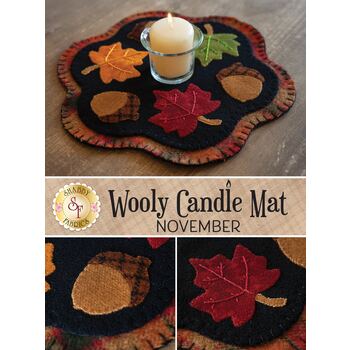  Wooly Candle Mat - November - Wool Kit, Image