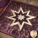 Close up of the lovely star piecing design in the Folded Star Squared Hot Pads