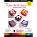 The front cover of the Folded Star Pin Cushion Pattern showing five finished pin cushions.