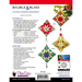 The back of the Bauble & Bling - Folded Ribbon Ornament Pattern showing the required materials.The back of the Bauble & Bling - Folded Ribbon Ornament Pattern showing the required materials.
