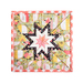 1 square floral pattern hot pad with pastel colors