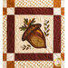 Quilt block featuring an acorn.