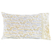 A Stonehenge White Christmas pillowcase on a white background.