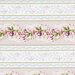 A light pink and white floral border stripe