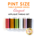 6pc Appliqué Thread Set