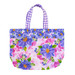 A Pressed Flowers FQ Tote on a white background.