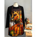 Colorful autumn-themed apron with the name 
