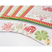 Placemats featuring a Christmas themed cross stitch sample panel print.