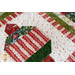 close up image of table runner bauble block detail