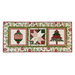 An image of the Countdown to Christmas Table Runner on a white background.