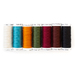 Image of a thread set for a Winter Wool Runner, featuring seven spools of thread in various colors.