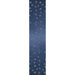 full ombre image of navy blue ombre pattern with silver metallic snowflakes