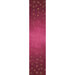 full ombre image of burgundy ombre pattern with gold metallic snowflakes