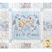 Close up image of one quilt block from the 