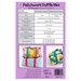 The back of the patchwork duffle mini pattern. 