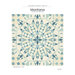 Scan of the front of the Montana - Bluebird pattern booklet showcasing the finished quilt