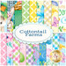 Collage of fabrics from the Cottontail Farms collection 