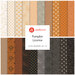 Composite collage of the 20 SKUs in the Pumpkin Licorice collection, a vibrant wash of orange and black and cream