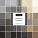 collage of all farmhouse flannels III fabrics in lovely shades of cream, taupe, gray, and black