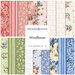 Collage image of fabrics included in the Windflower collection