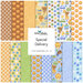 Collage image of fabrics included in the Special Delivery fat quarter set