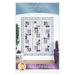 Front cover of the pattern showing the completed quilt in gentle shades of blue, purple, lilac, and cream.