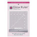 The glow ruler in its light pink packaging, isolated on a white background.