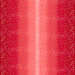 Red fabric featuring an ombre design with small metallic and dark red hearts