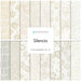 Collage of cream batik fabrics included in the Silencio collection.