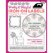 Front of the book showing a few examples of the labels