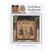 Front cover of the pattern, showing the project finished as a small ornament framed with wooden sticks.