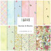 collage of fabrics in bunnies and blooms FQ Set featuring florals and pastels