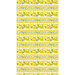 digital image of borderstripe fabric featuring a repeated pattern of large lemons, and lemon flowers