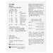 The back of the pattern detailing floss requirements and stitching information. 