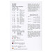 The back of the pattern detailing floss requirements and stitching information. 