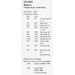 Chart of embroidery thread colors and references for the Bright Hopes quilt block pattern.