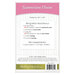 Back of the pattern of Summertime Charm listing required materials and recommendations.