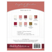 Back of the pattern listing project requirements. 