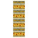 A sunflower themed border stripe fabric