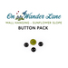 The olive and 3 black buttons included in the Sunflower Slope button pack, isolated on a white background.