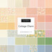 Collage of colorful pastel fabrics available in the Cottage Charm collection