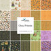 Collage of halloween fabrics from the Ghoul Friends collection.