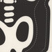 A close up 8x8 swatch of the skeleton's hip, demonstrating detail and scale.