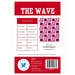 The back of The Wave pattern featuring fabric requirements and project specifications.